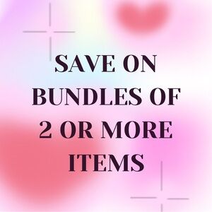 Open to offers/discounts on bundles of 2 or more items!